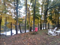 Right across from the cabin