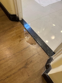 Água chega até a porta