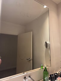 Gross stuff on the mirror