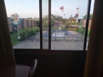 No screen, on 2nd floor