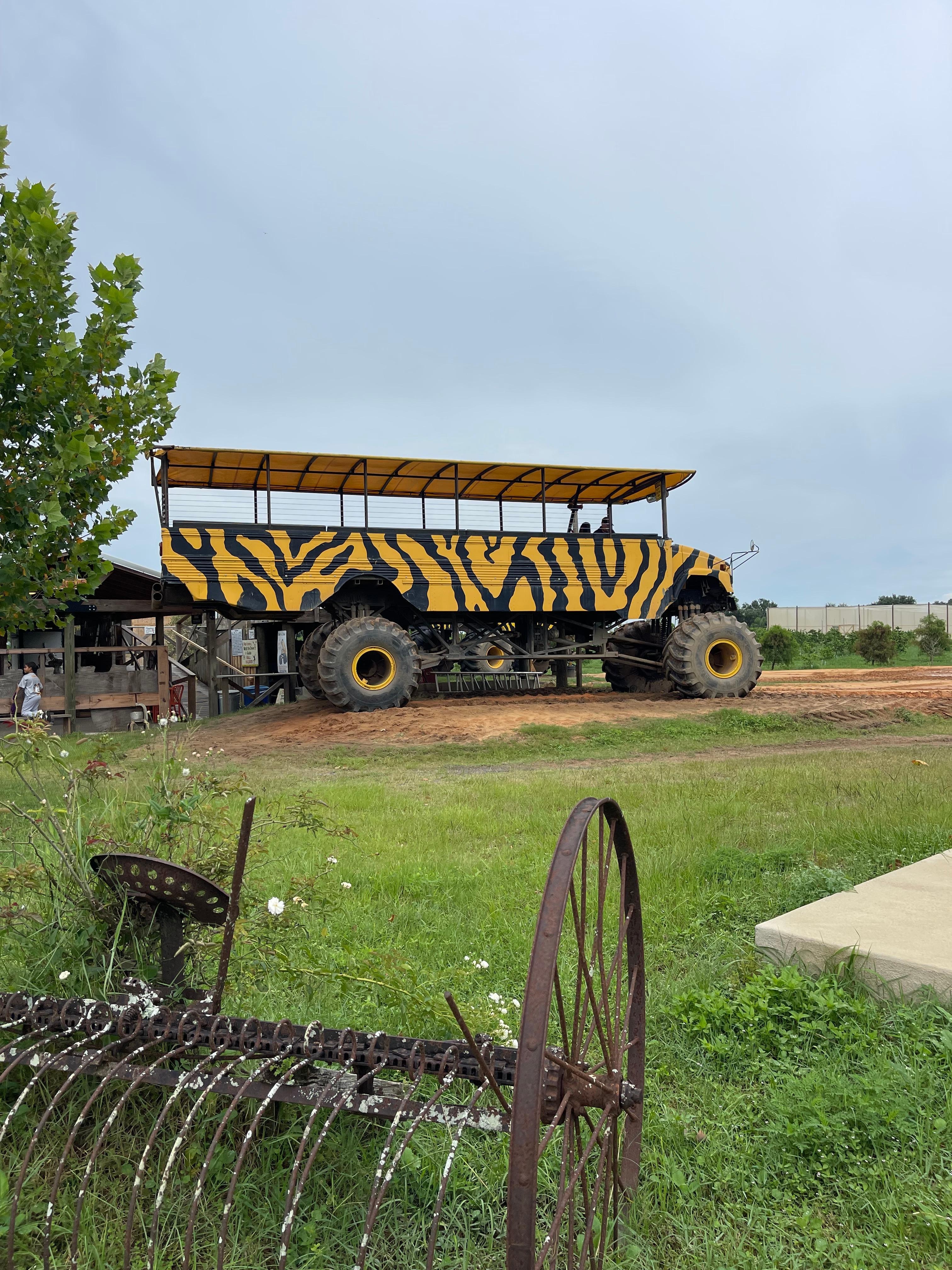 Showcase of citrus
Rode this to tour the citrus field and see the exotic animals…fun!