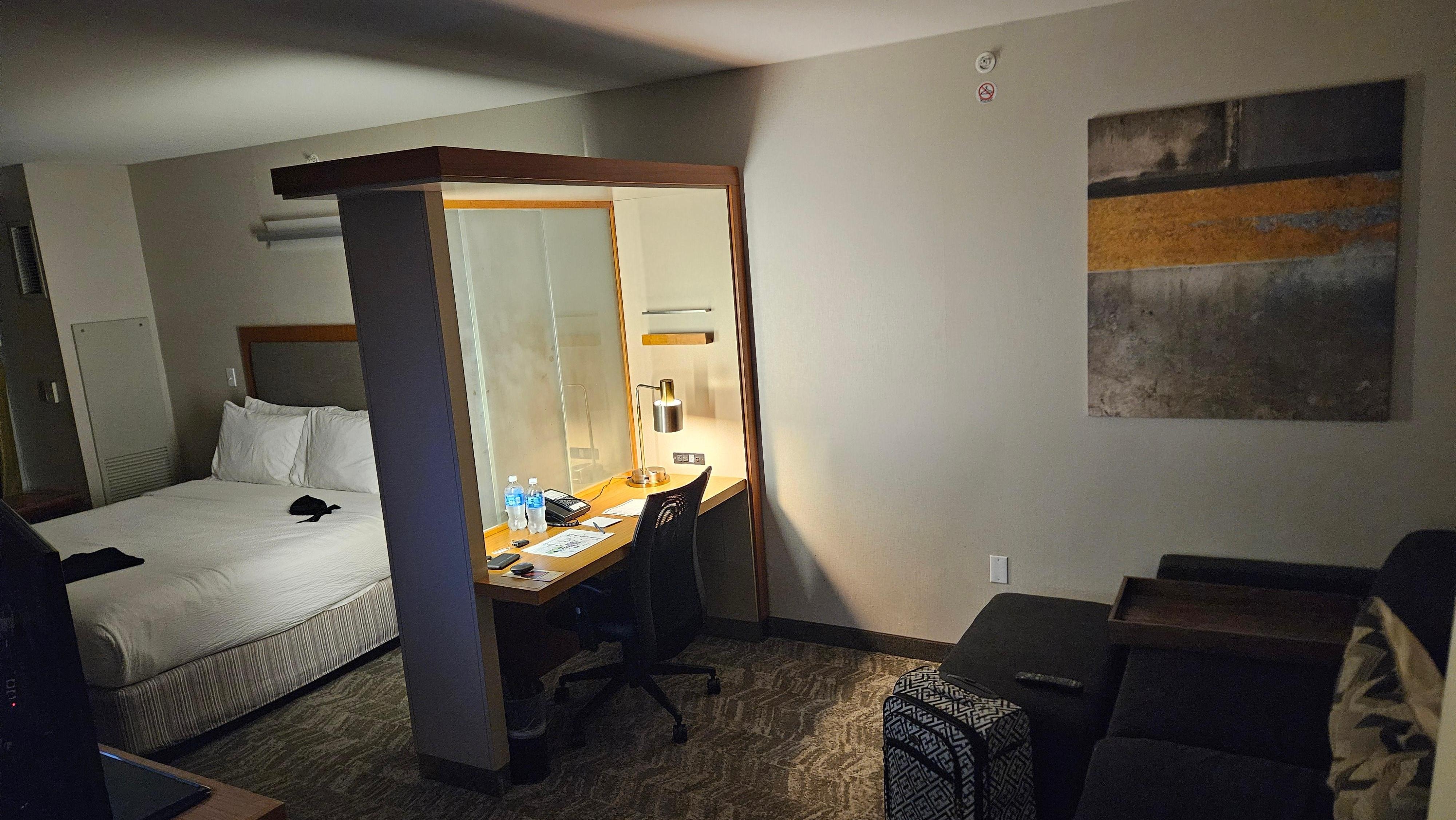 Spacious suite, more than I needed but enjoyed. 