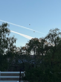 Hot air balloons over Temecula