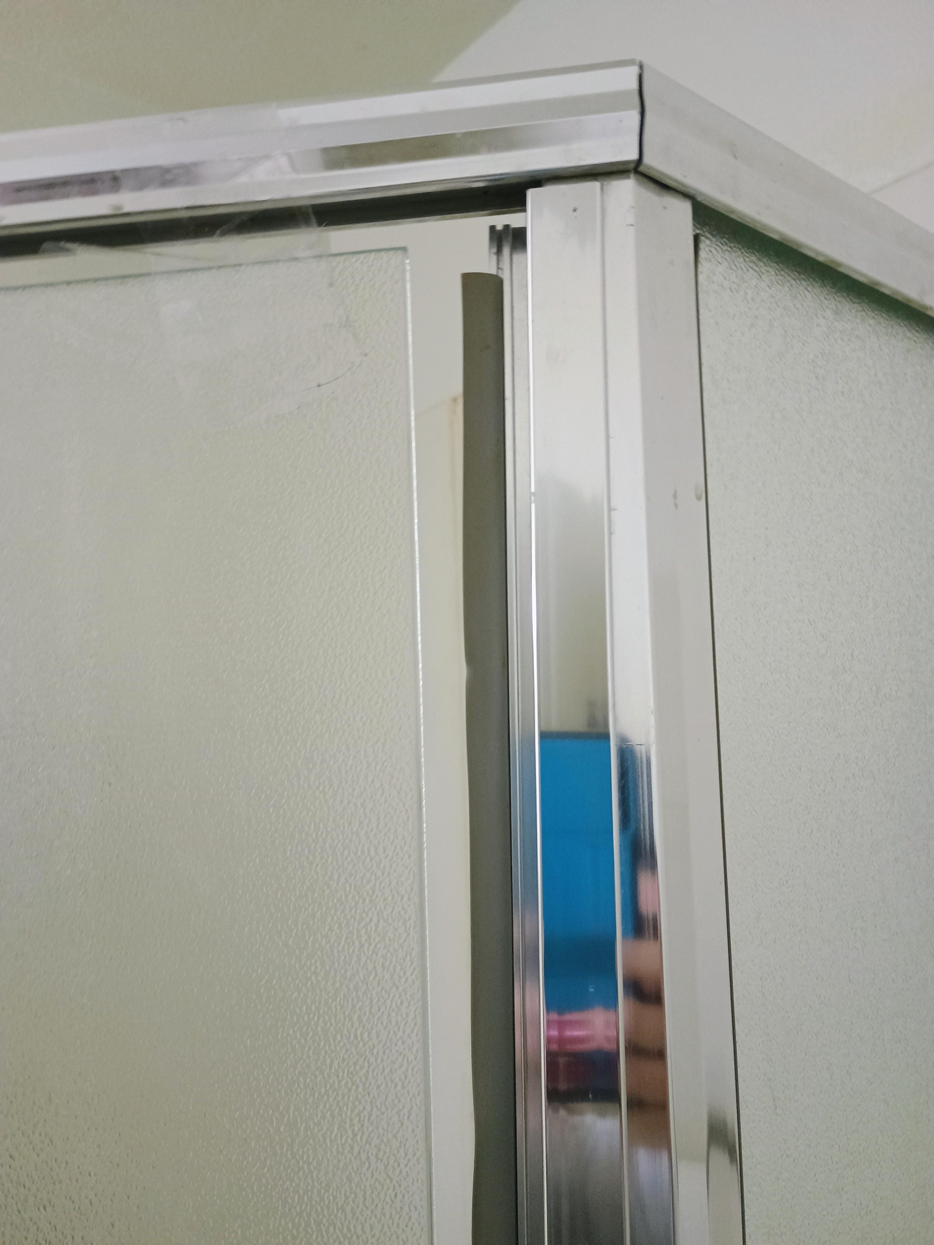 Shower door did not close all the way - my husband and I had to take turns pushing a chair against the door to keep it from swinging back open while the other was showering