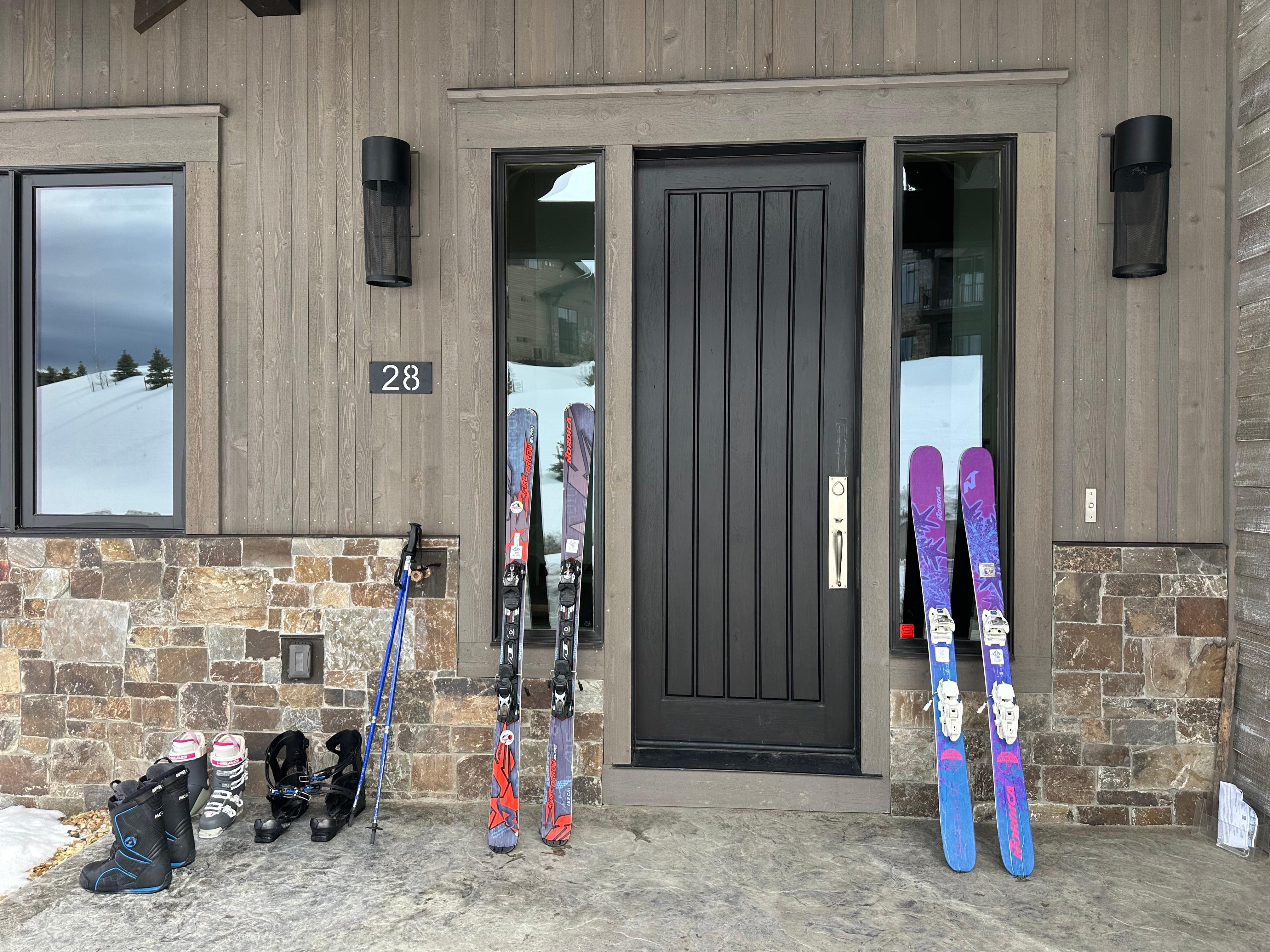 Protected front porch