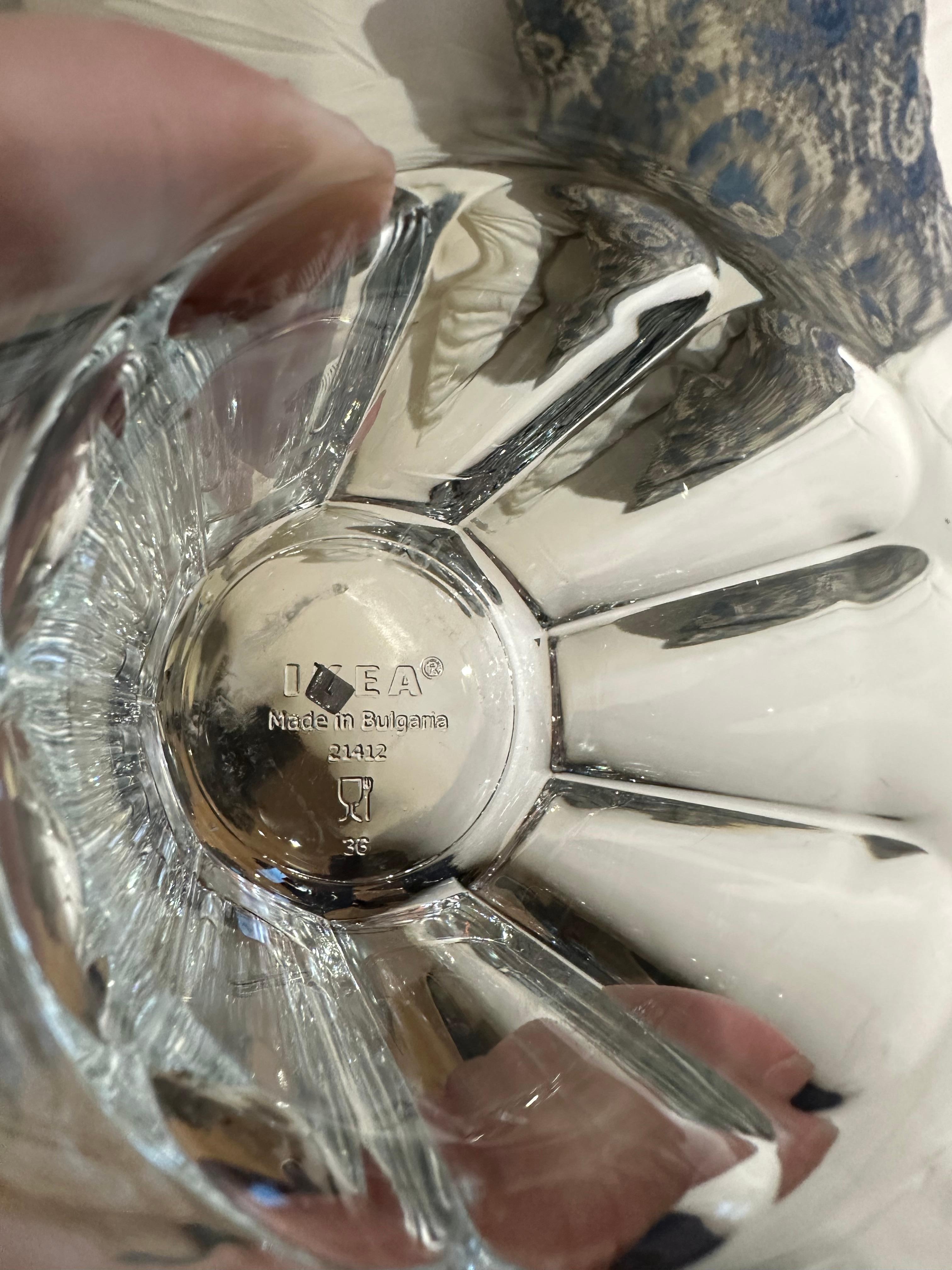 There was stuff in the cups when we walked in. 