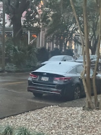 Outside of the space convent parking! This was just before snow hit!