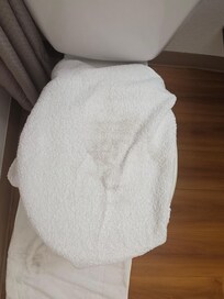 1 of 2 towels thst was not washed