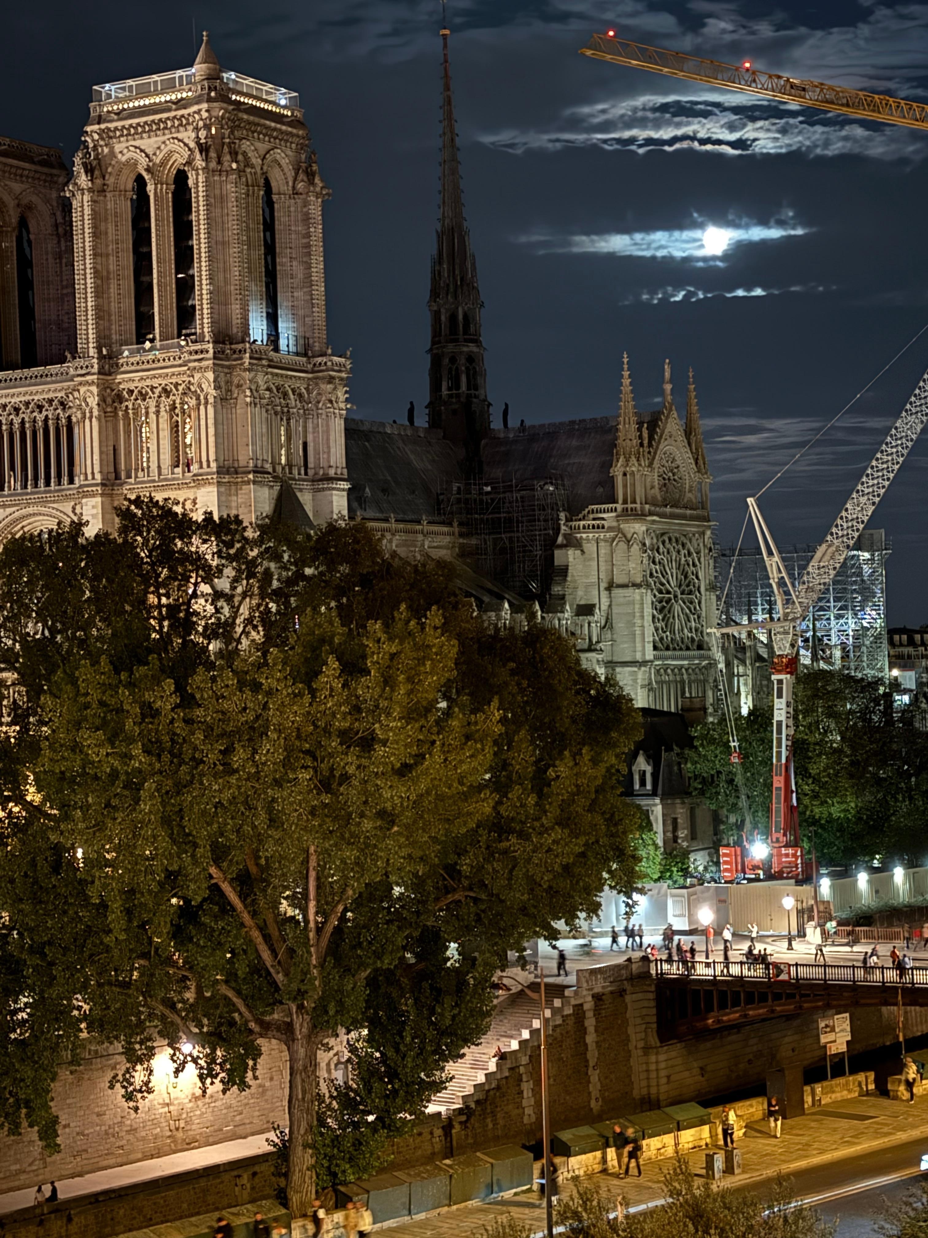 Could never get over this view and hearing the bells of Notre Dame.  FYI. They don’t start until 8 AM and  I think they stop at 10 PM 