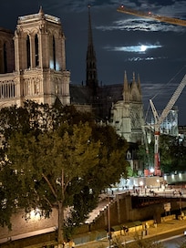 Could never get over this view and hearing the bells of Notre Dame. FYI. They don’t start until 8 AM and I think they stop at 10 PM