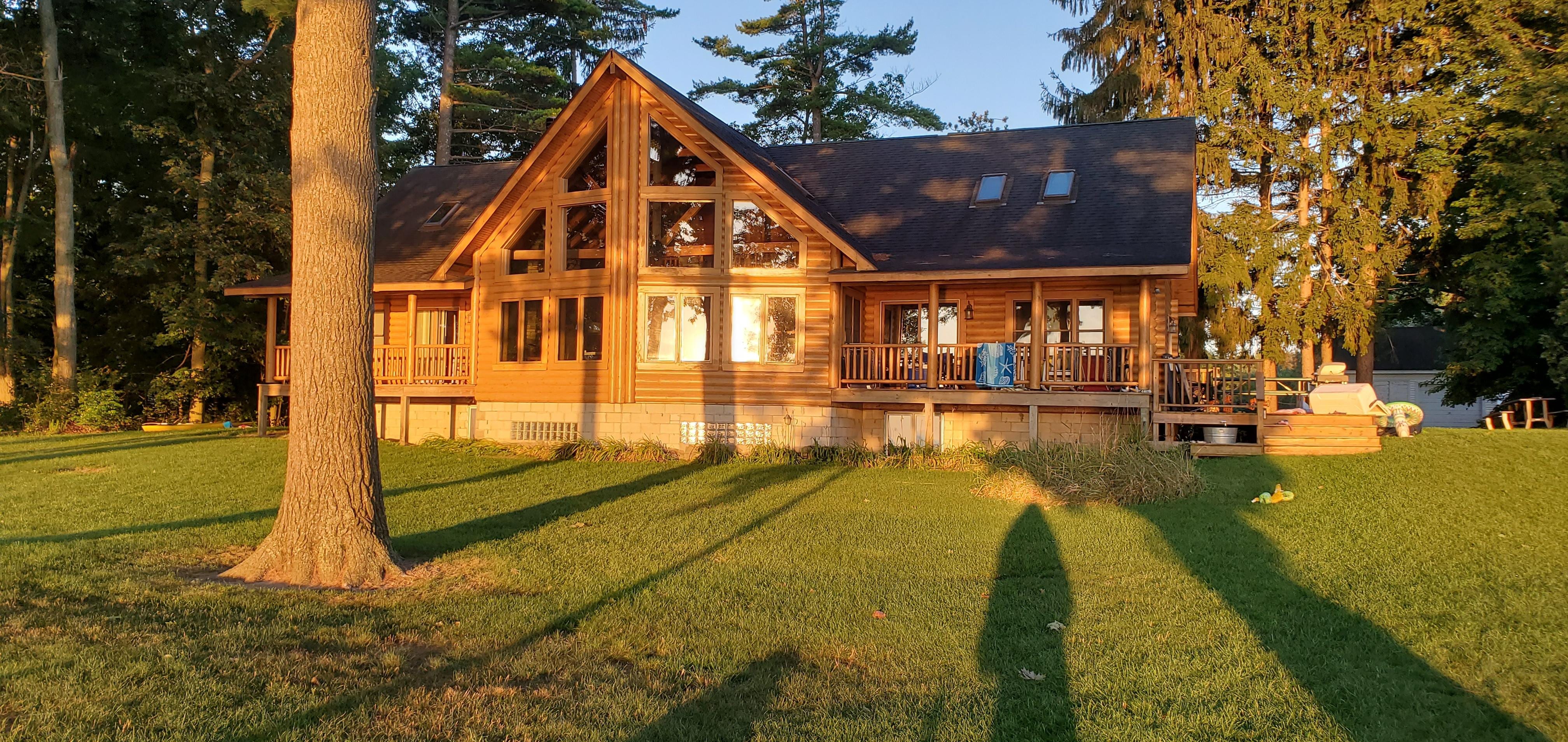 House from front lawn