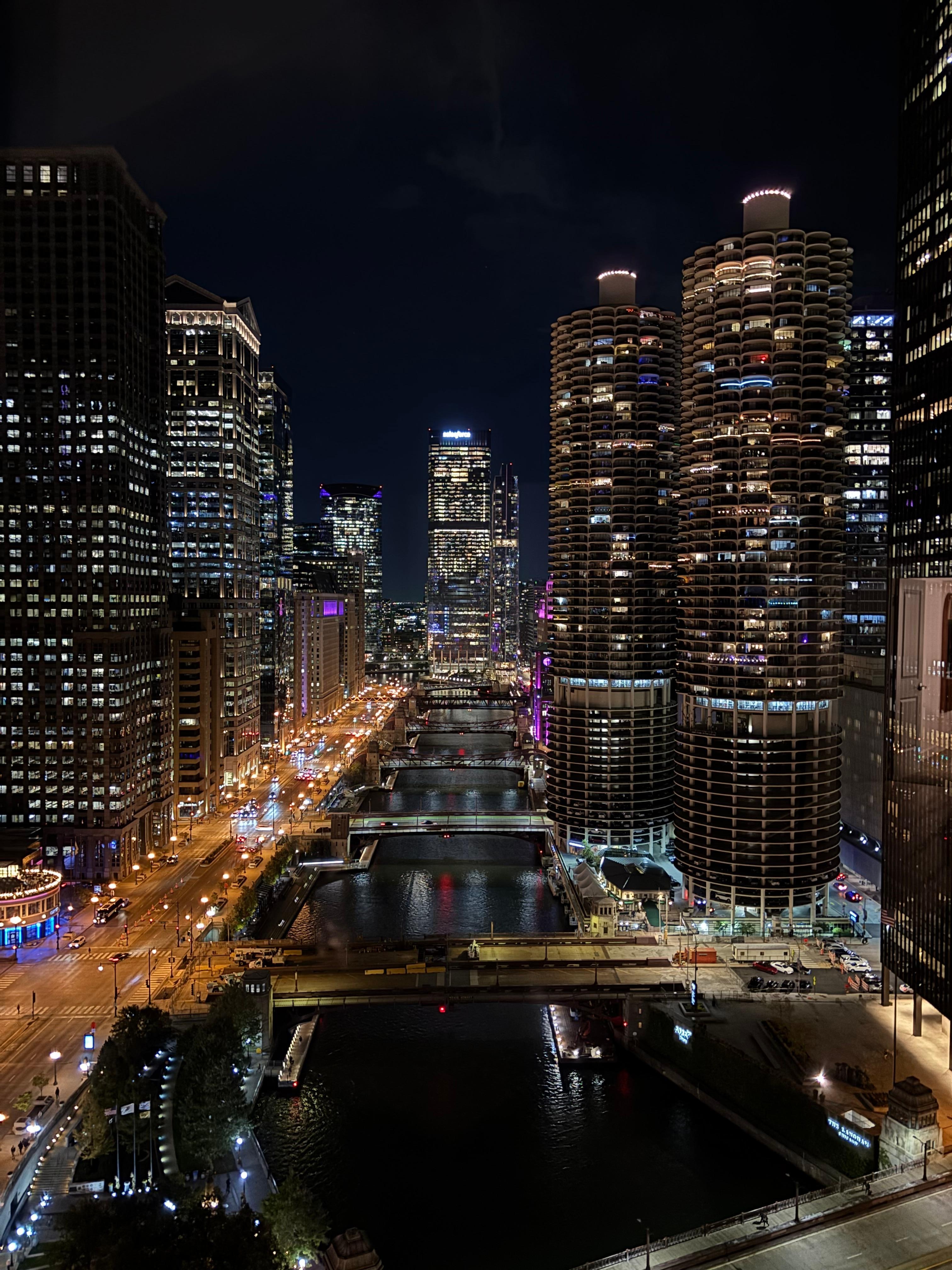 Nighttime view from my room!