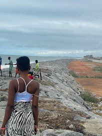 Beautiful breakwater
