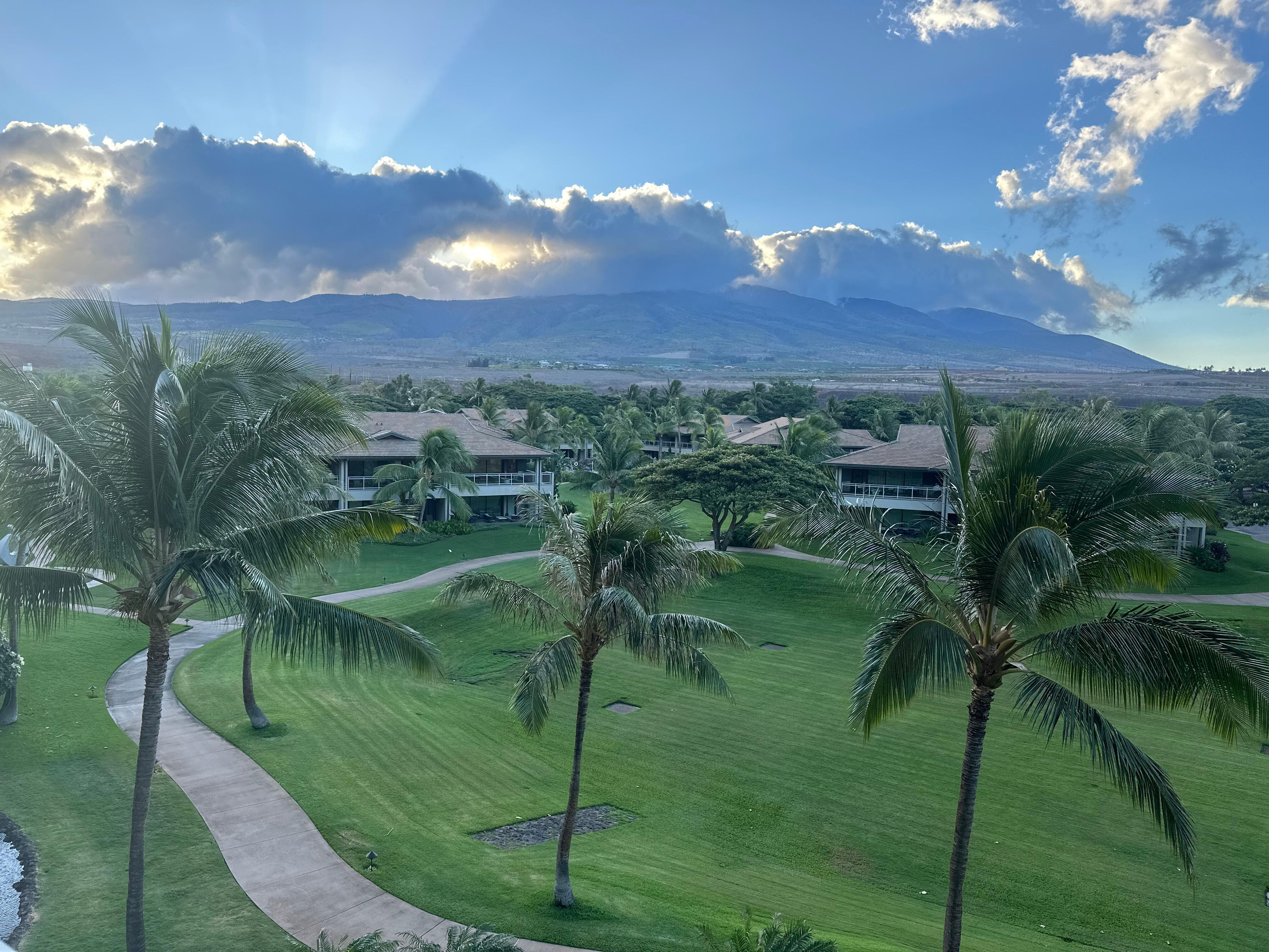Sunrise view from Lanai