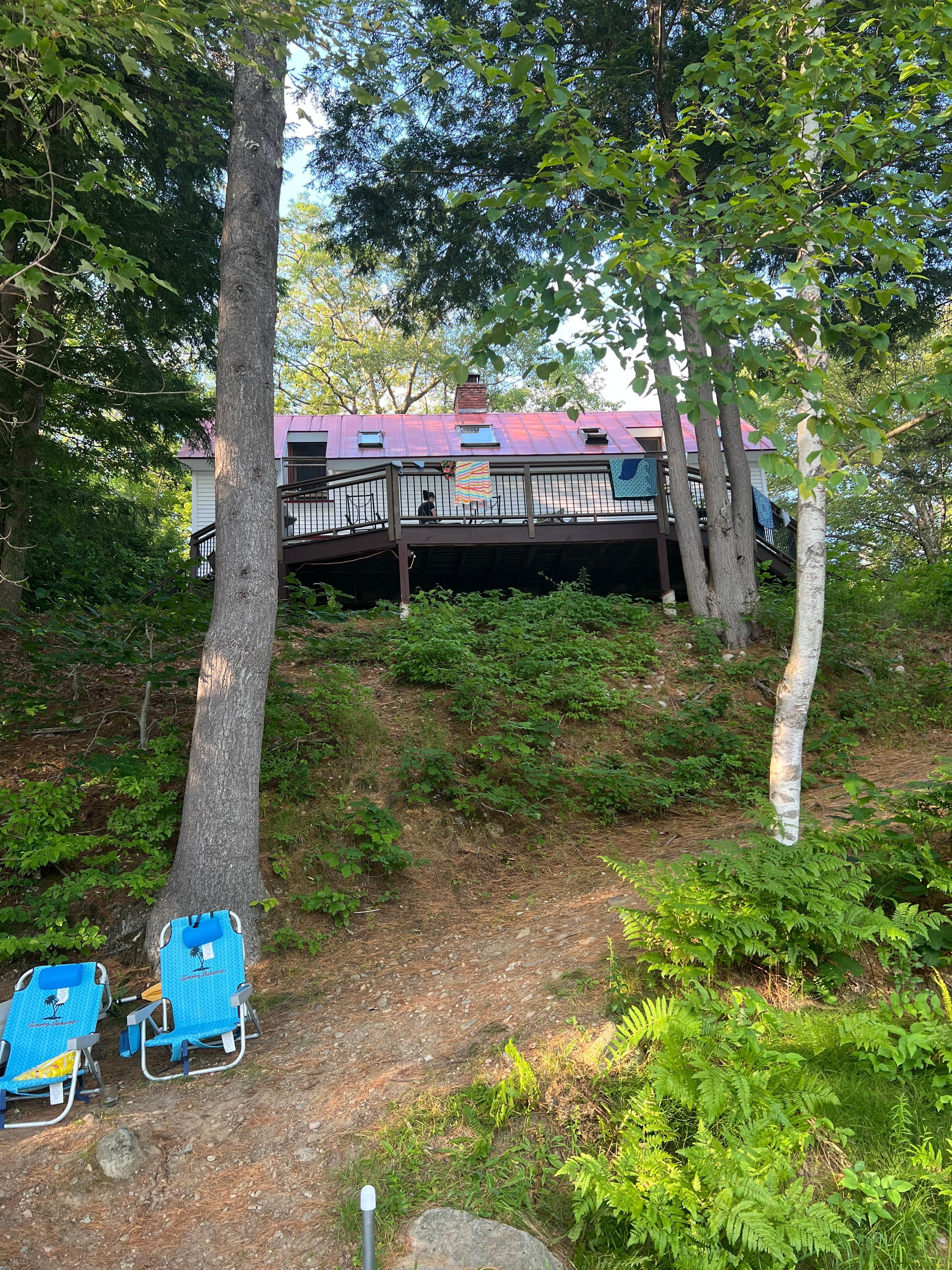 The house from the dock.