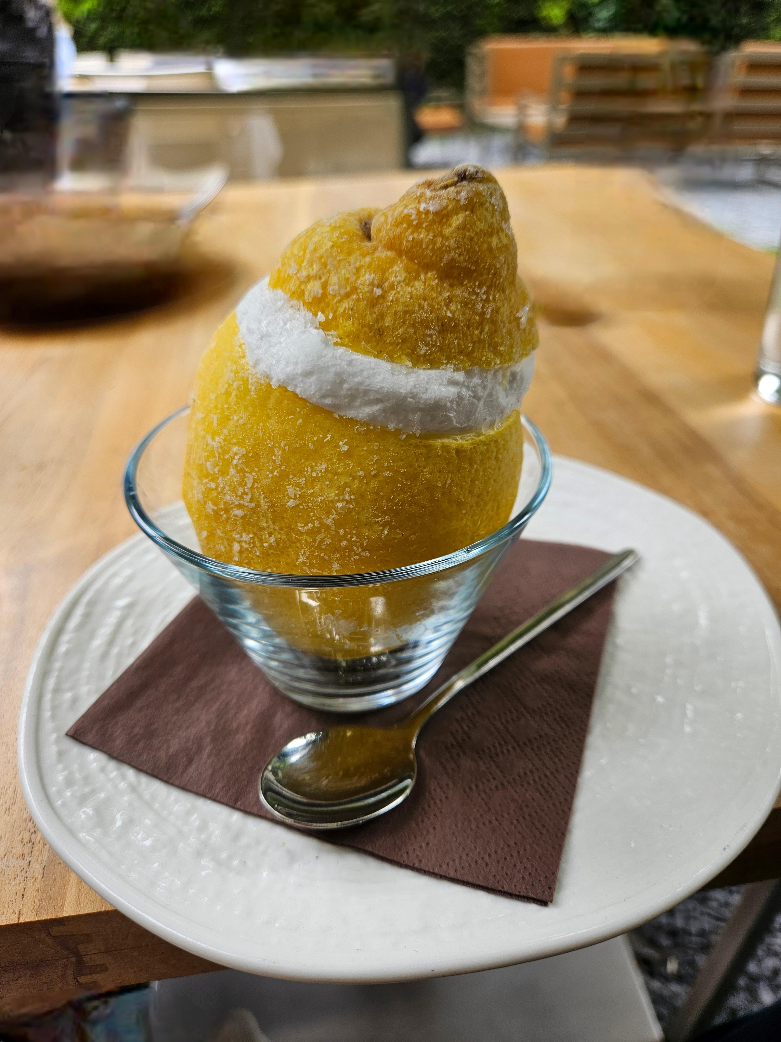 Lemon sorbet 