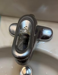 Mold-like thing on faucet