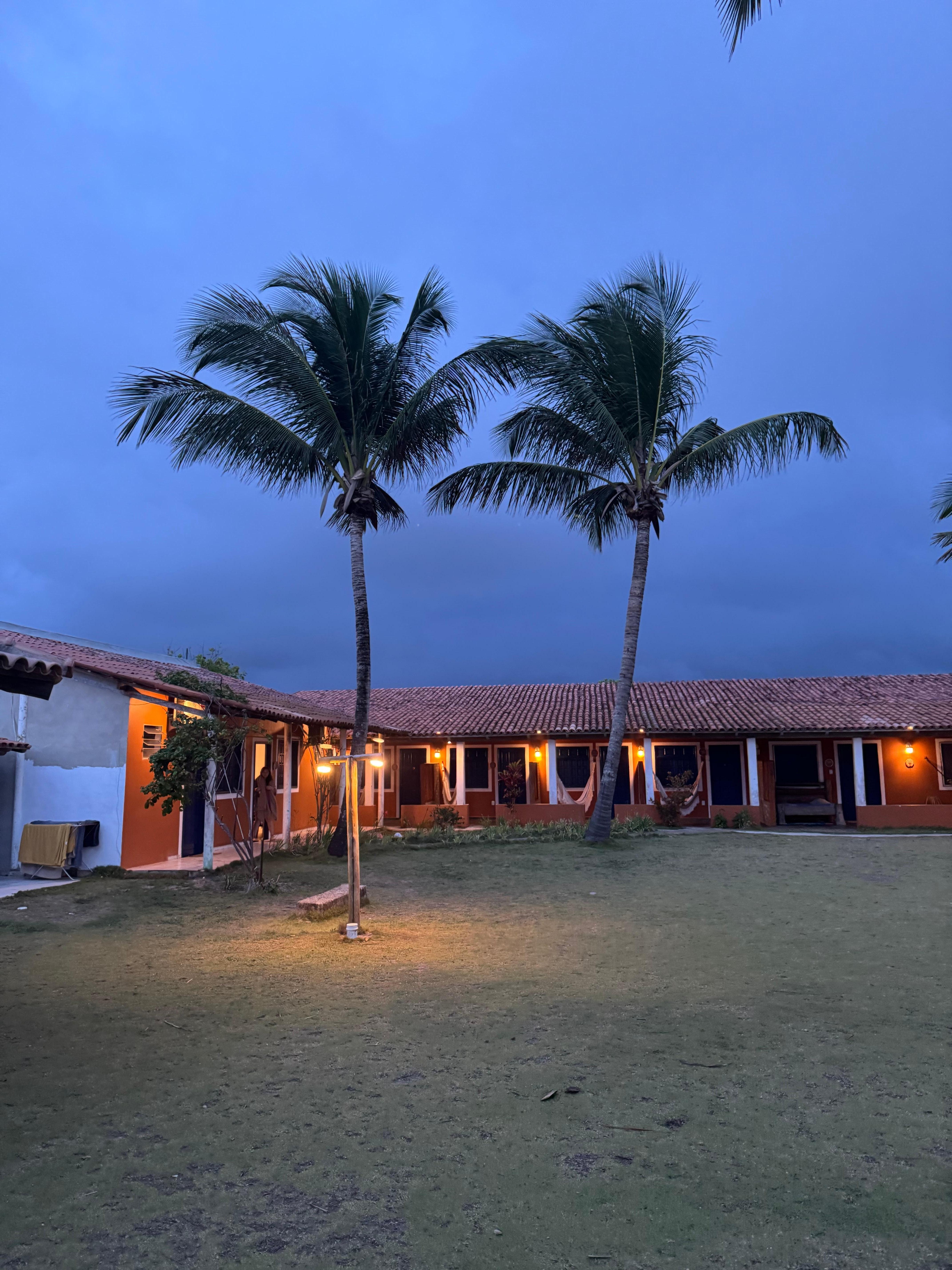 Visão das varandas das suites