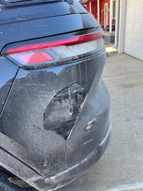 The valet parked strange so I wasn’t able to walk around the car and I got home to this.