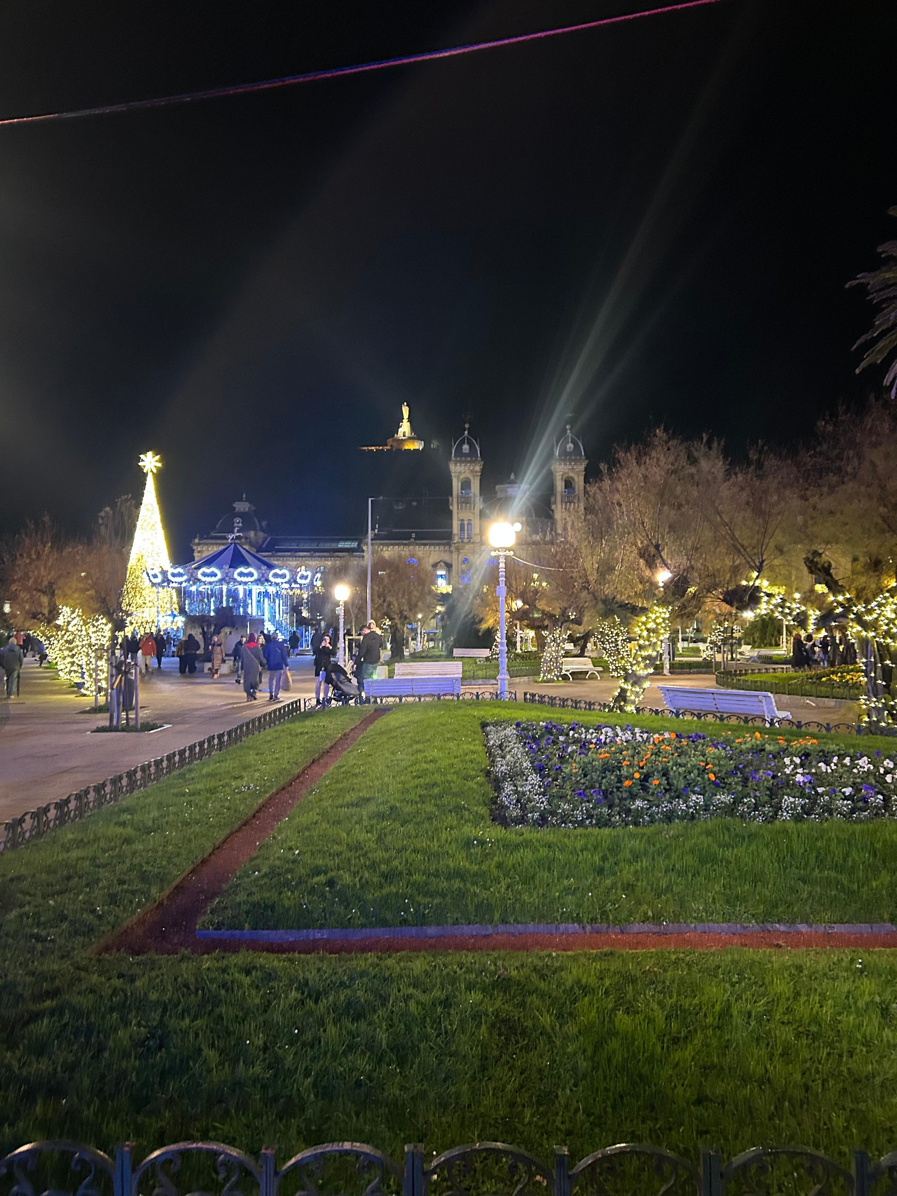 Park steps from hotel