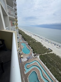 From the balcony