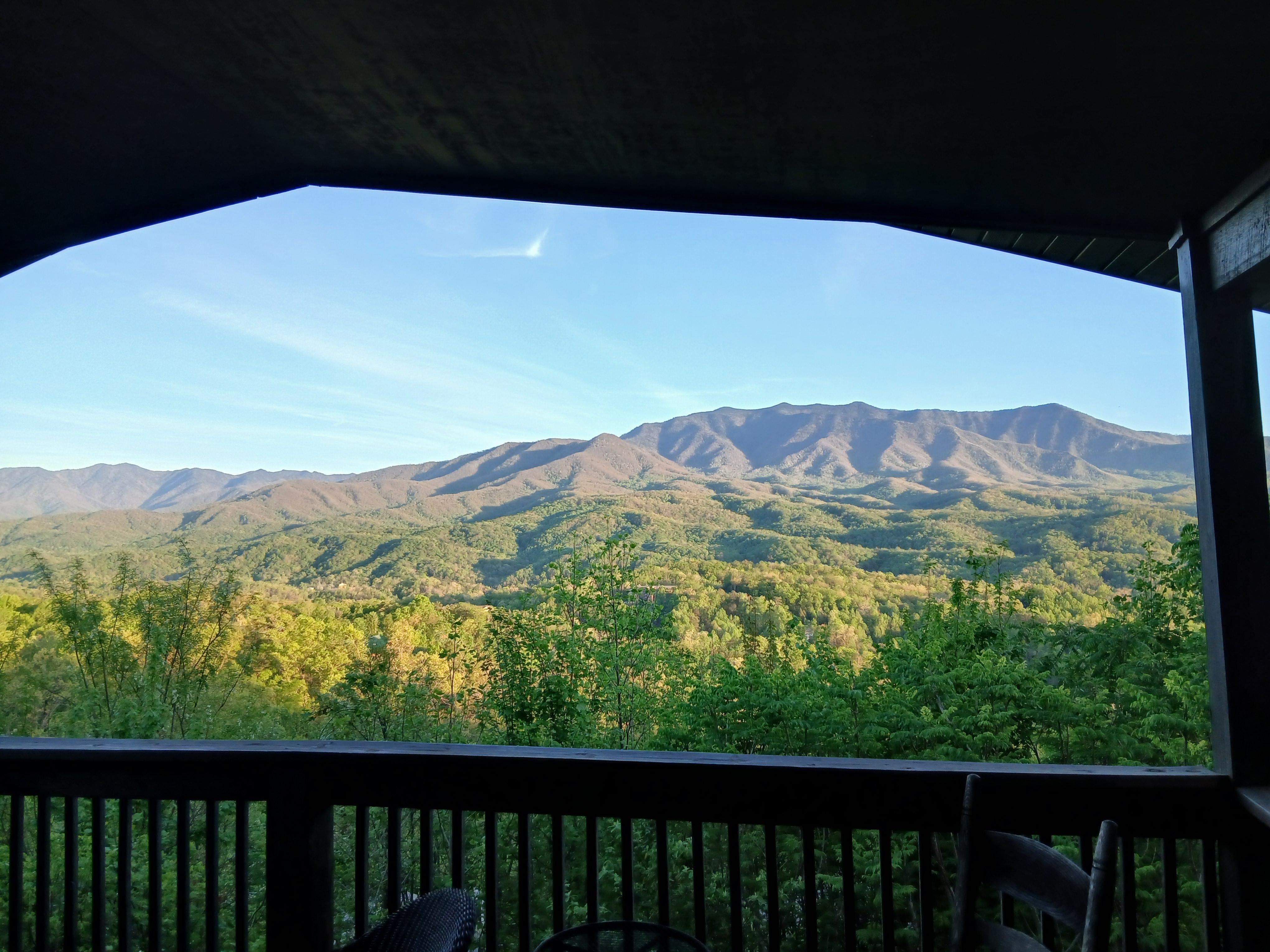  Beautiful view you can see from the living room and back deck.