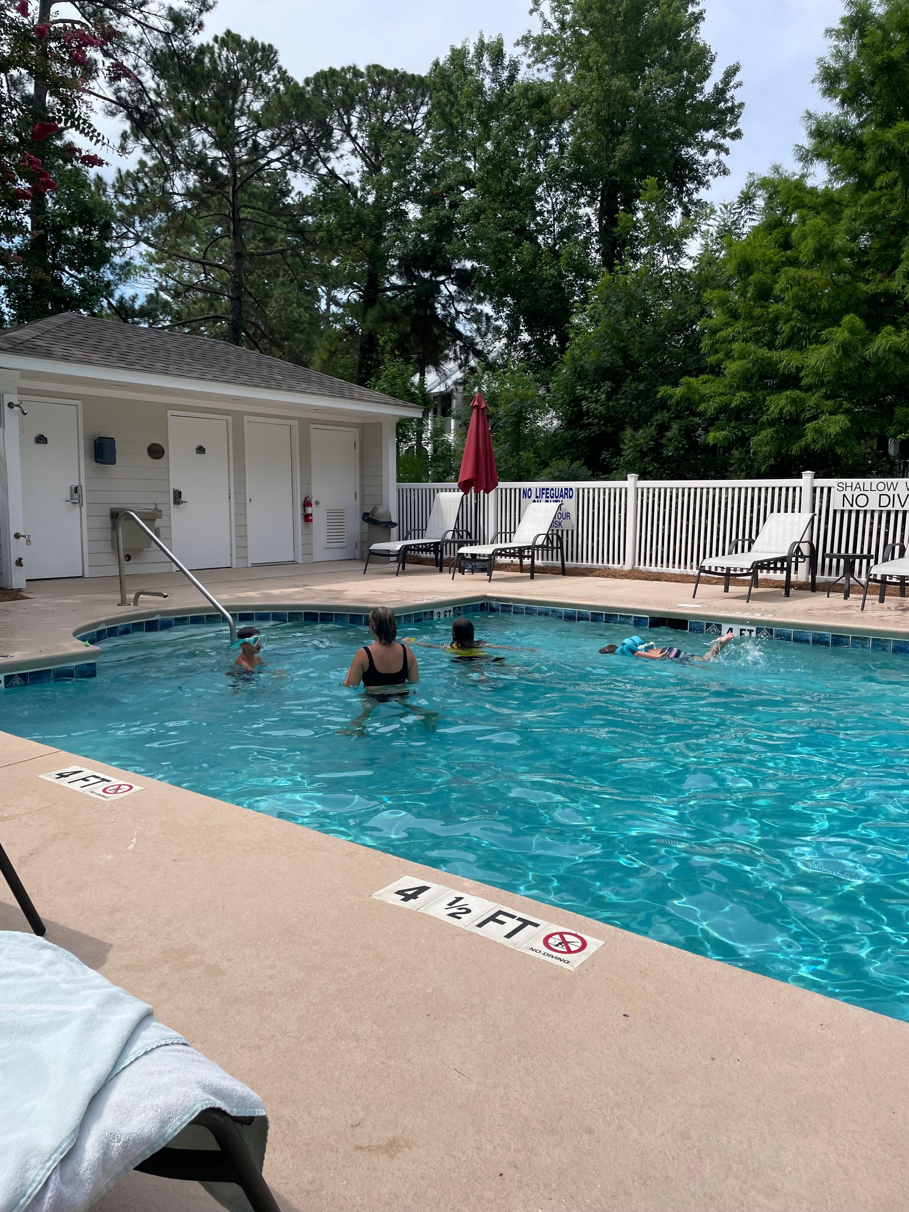 Kids at the pool