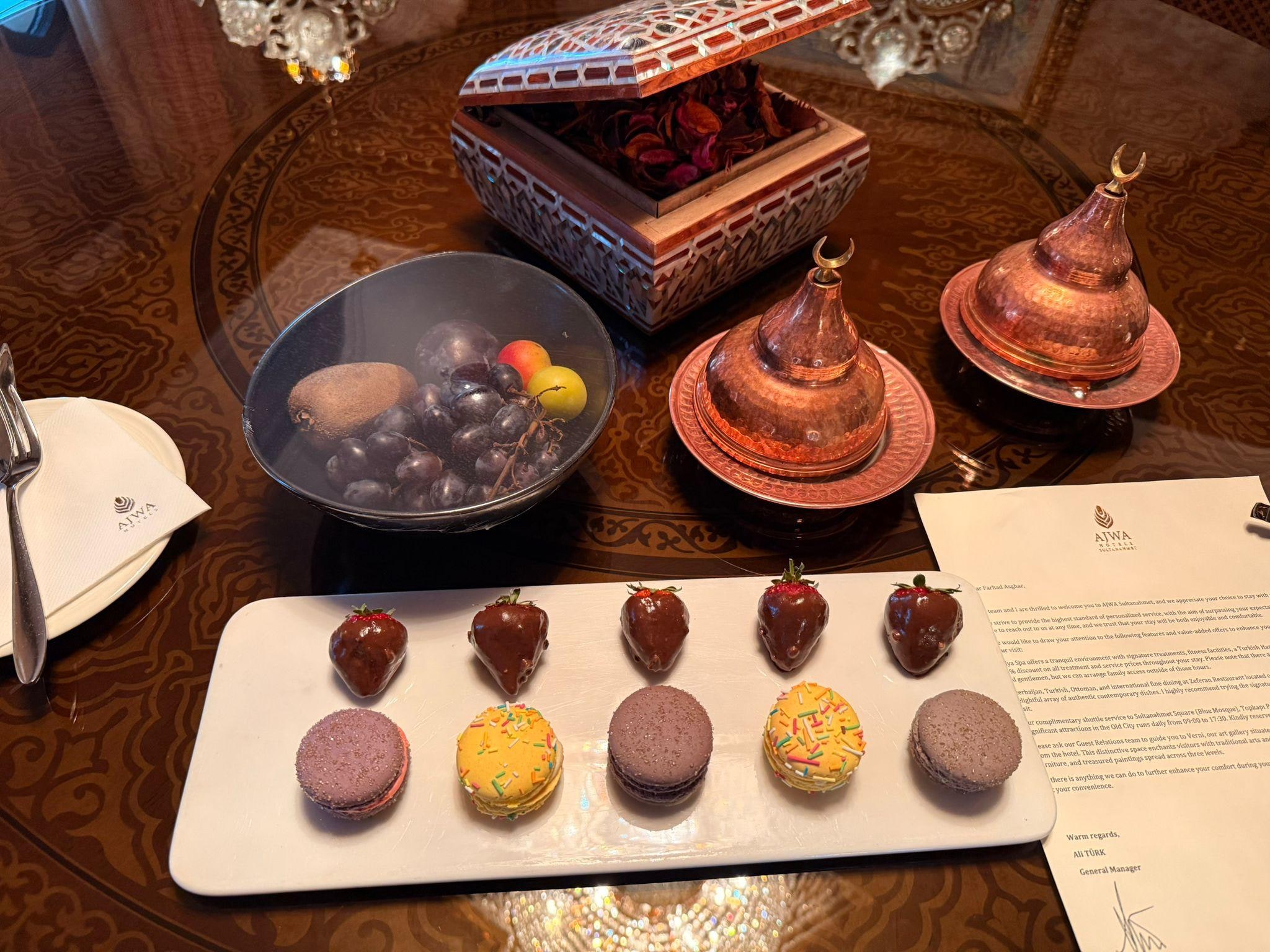 Sweets in our room.