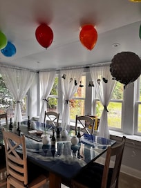 Such a cute place! How we decorated it for the weekend!