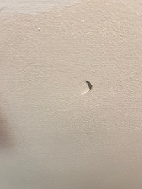 Hole in closet door