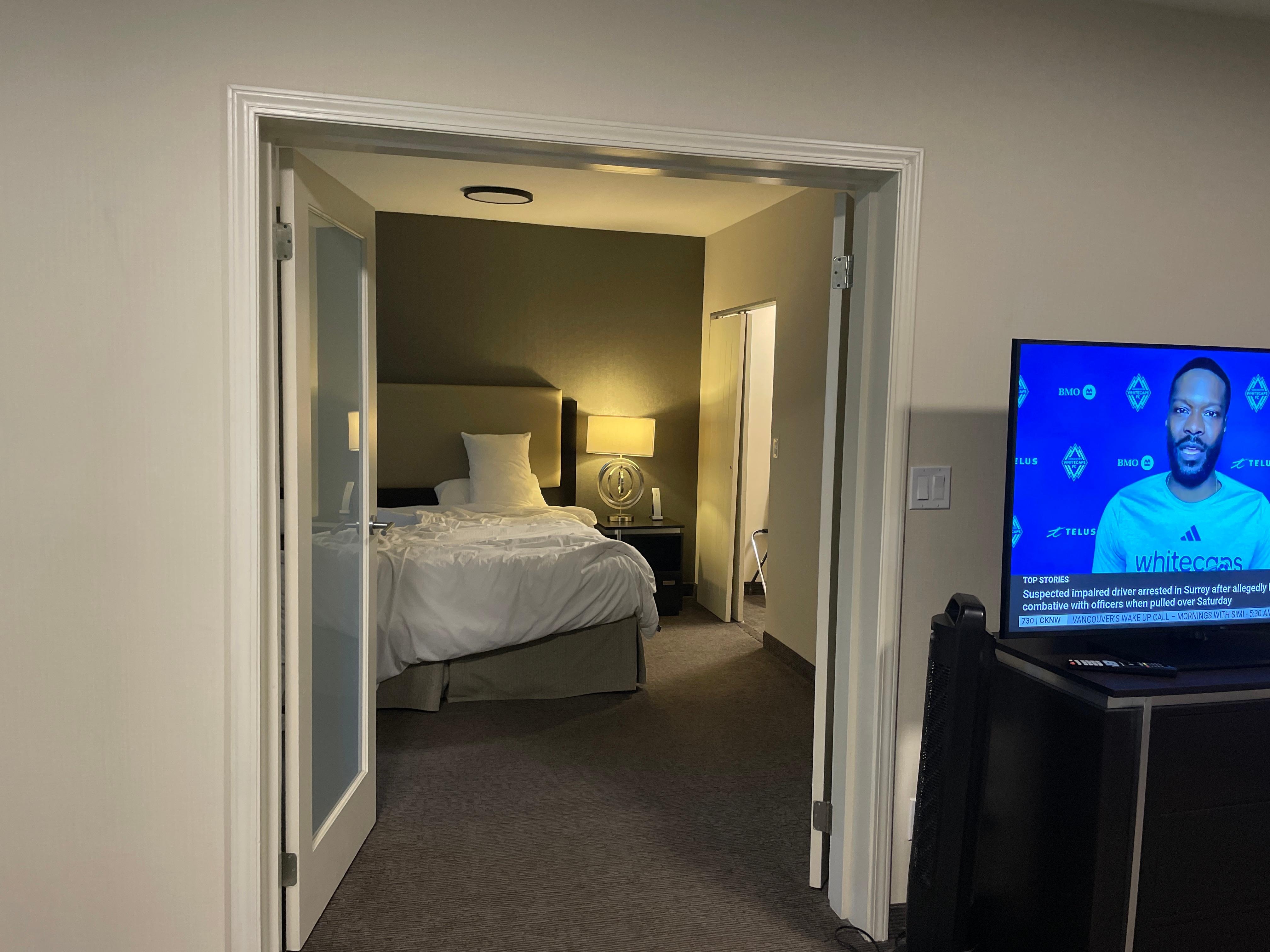Bedroom with walking closet