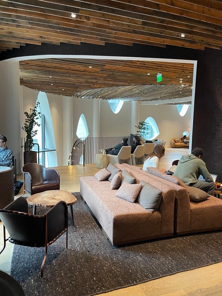 2nd floor lobby space 