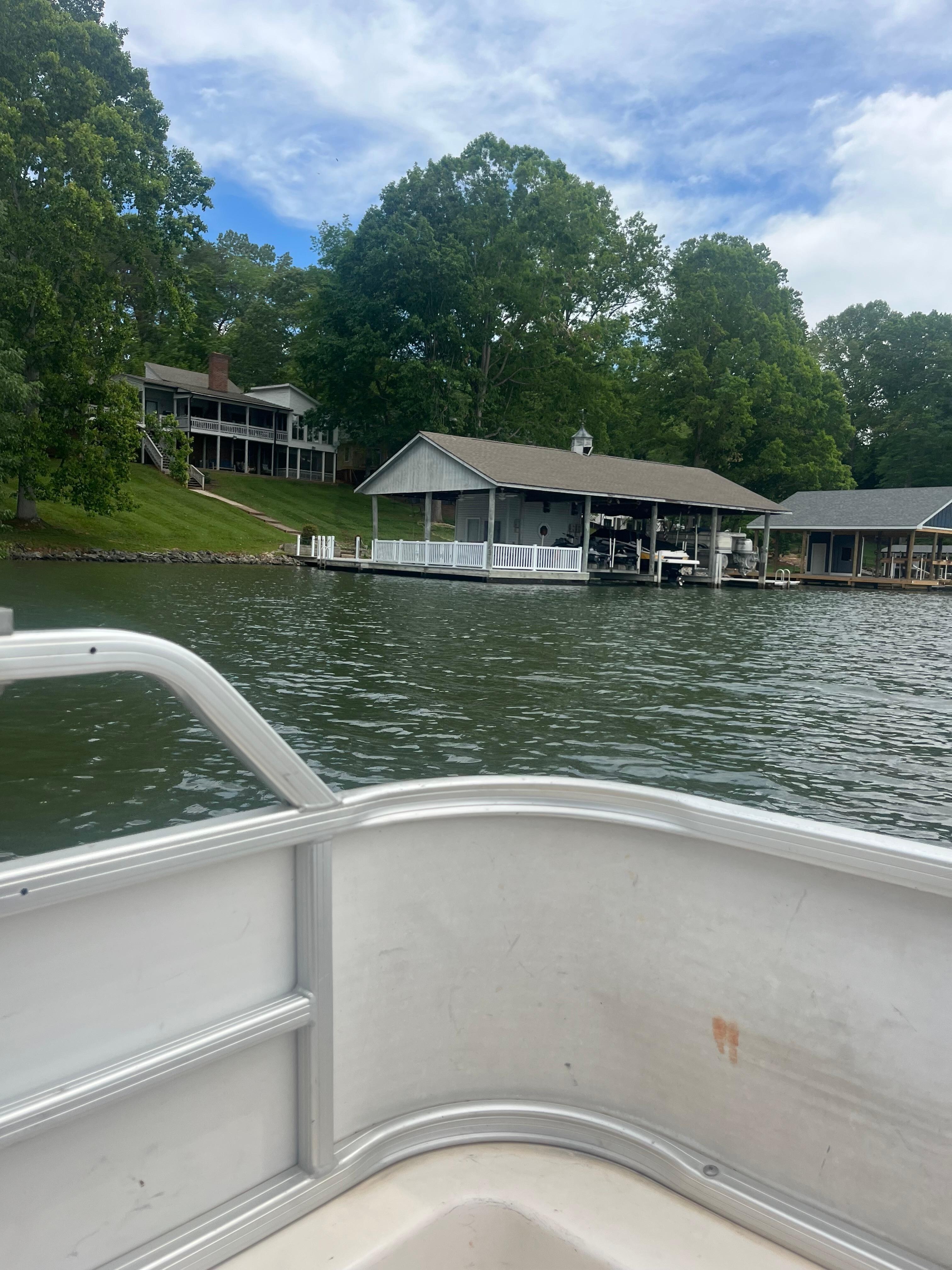 coming off the lake after great day of fishing seeing a place feels like home