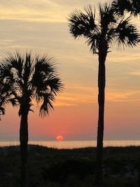Morning sunrise, shot from the back patio.