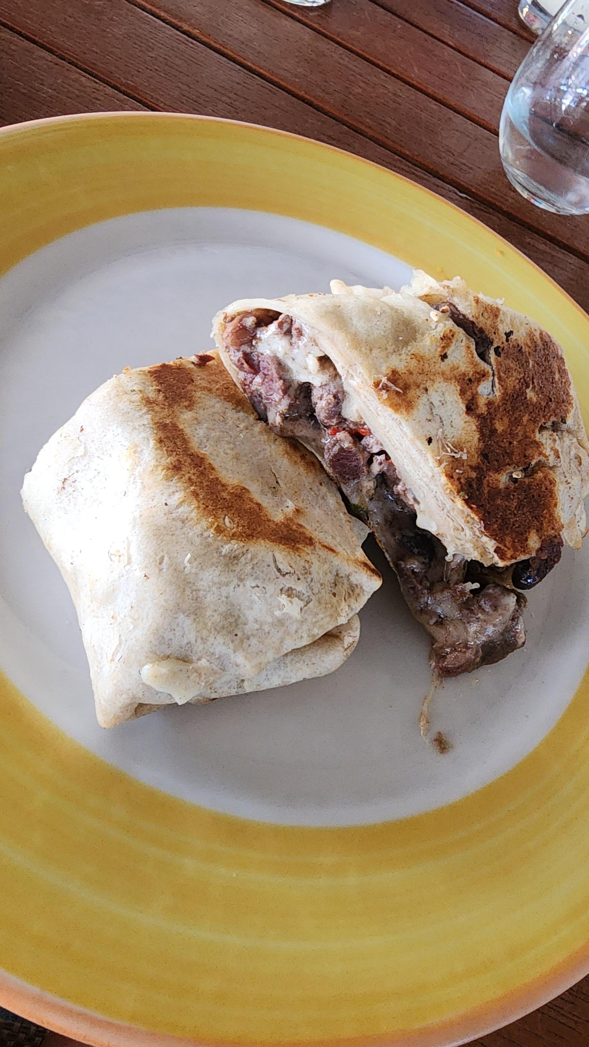 Steak burrito was great as well
