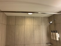 missing shower curtain