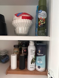 Basic seasoning stocked