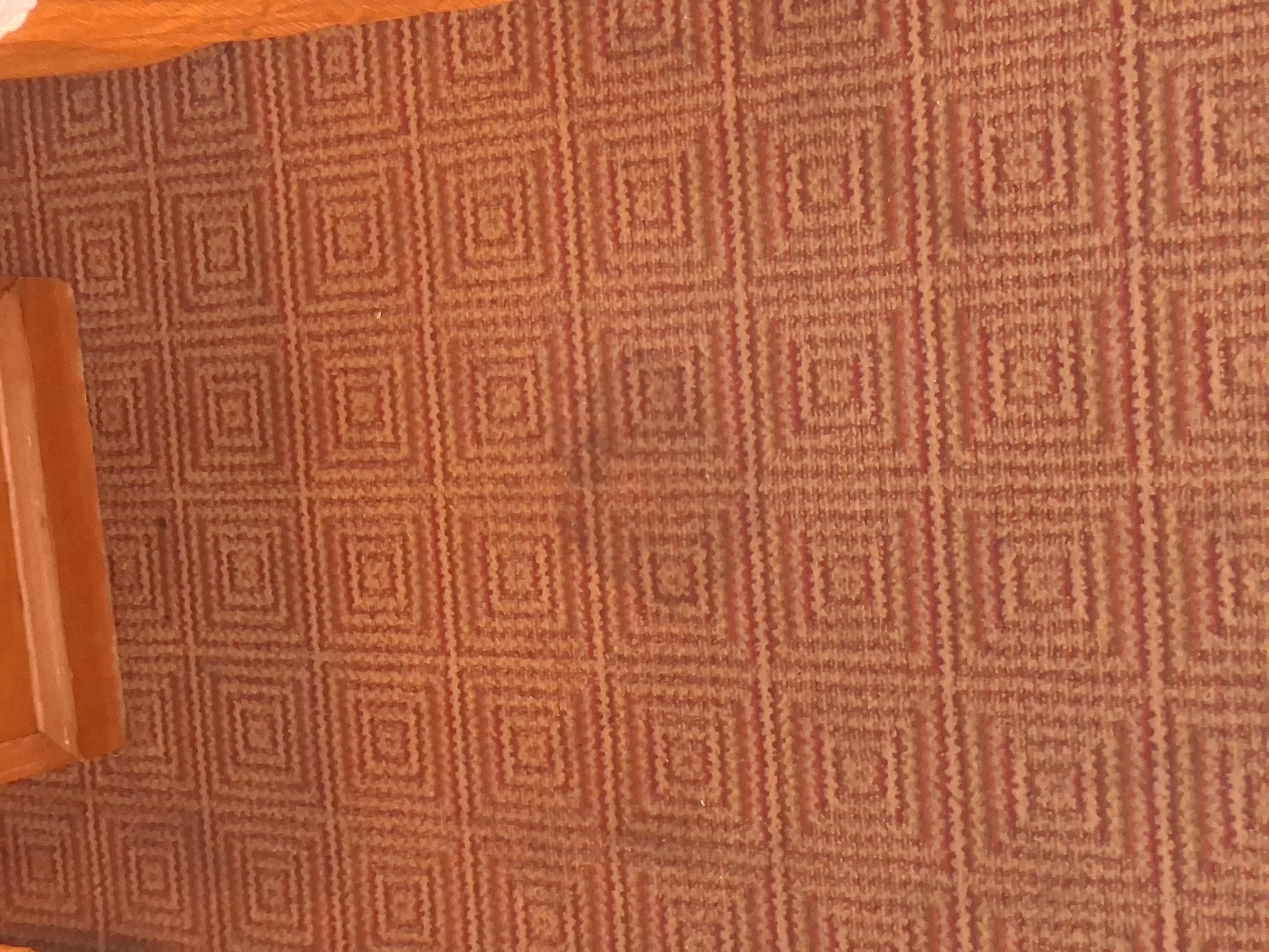 Stained carpet