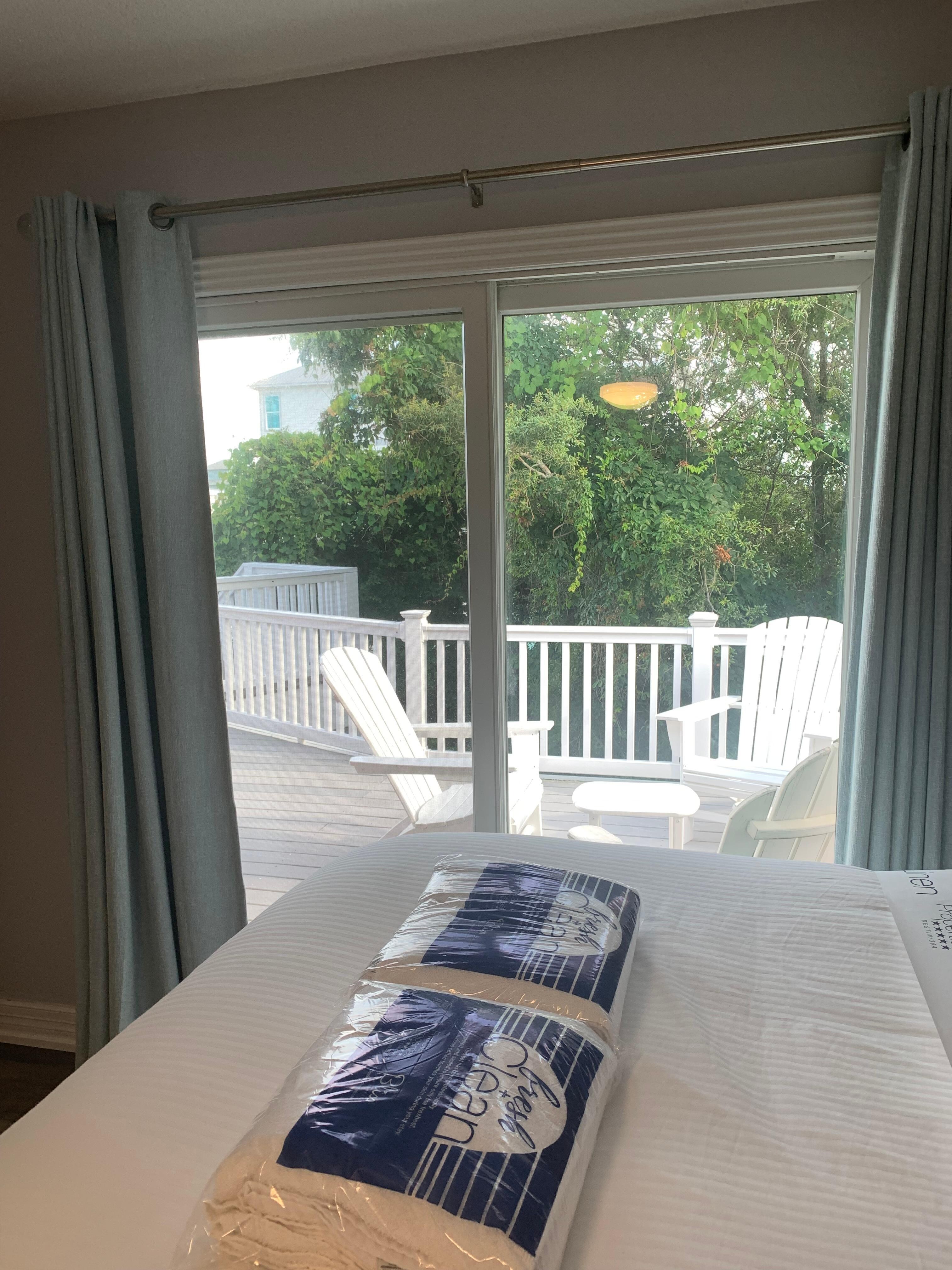 Clean towels and linens.