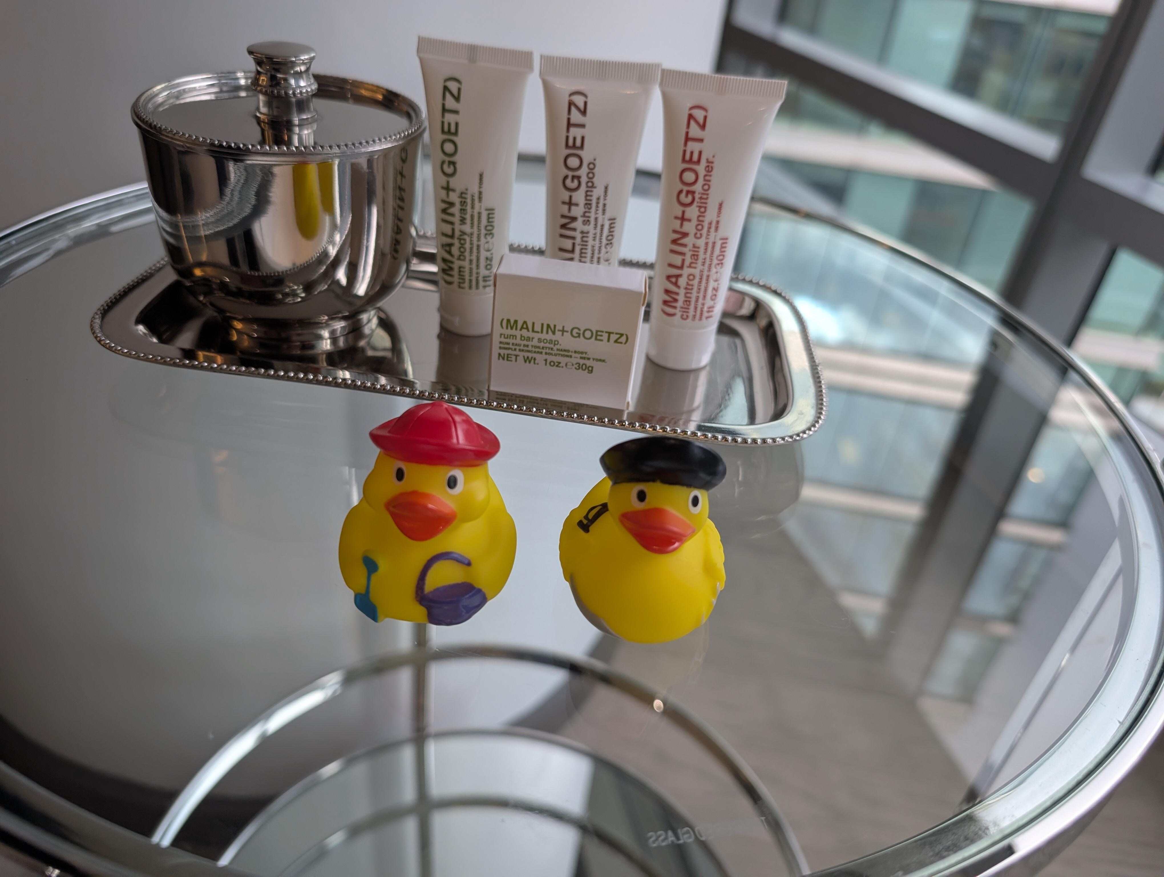 Rubber duckies for the tub