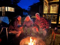 Evening fire