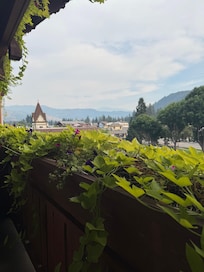 From the balcony