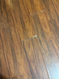 Flooring was coming up