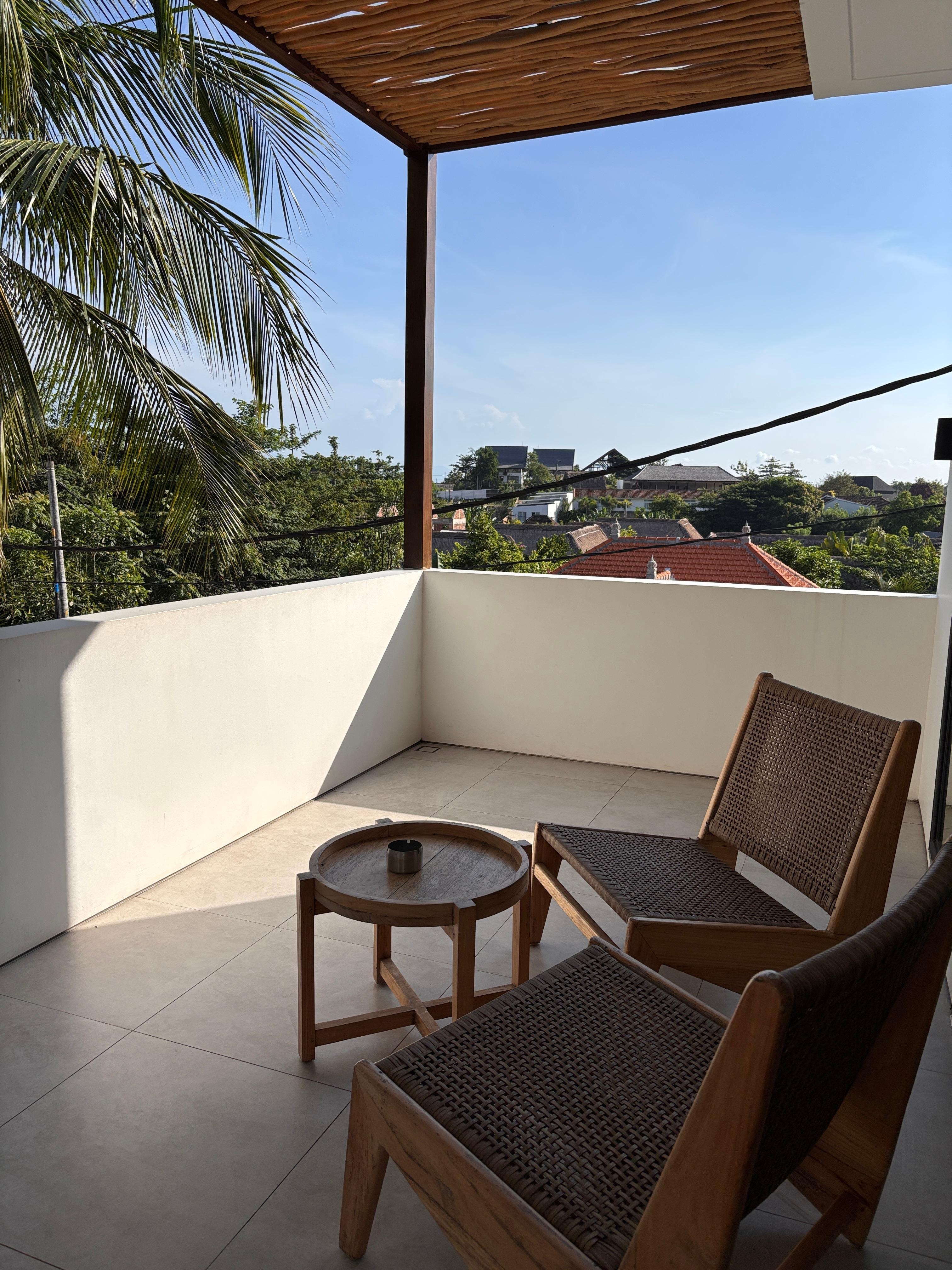 Super Ausblick aus dem Balkon 