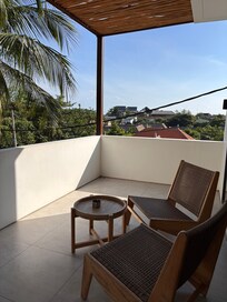 Super Ausblick aus dem Balkon