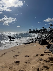 Snorkeling beach across the street. Lots of fish and turtles.