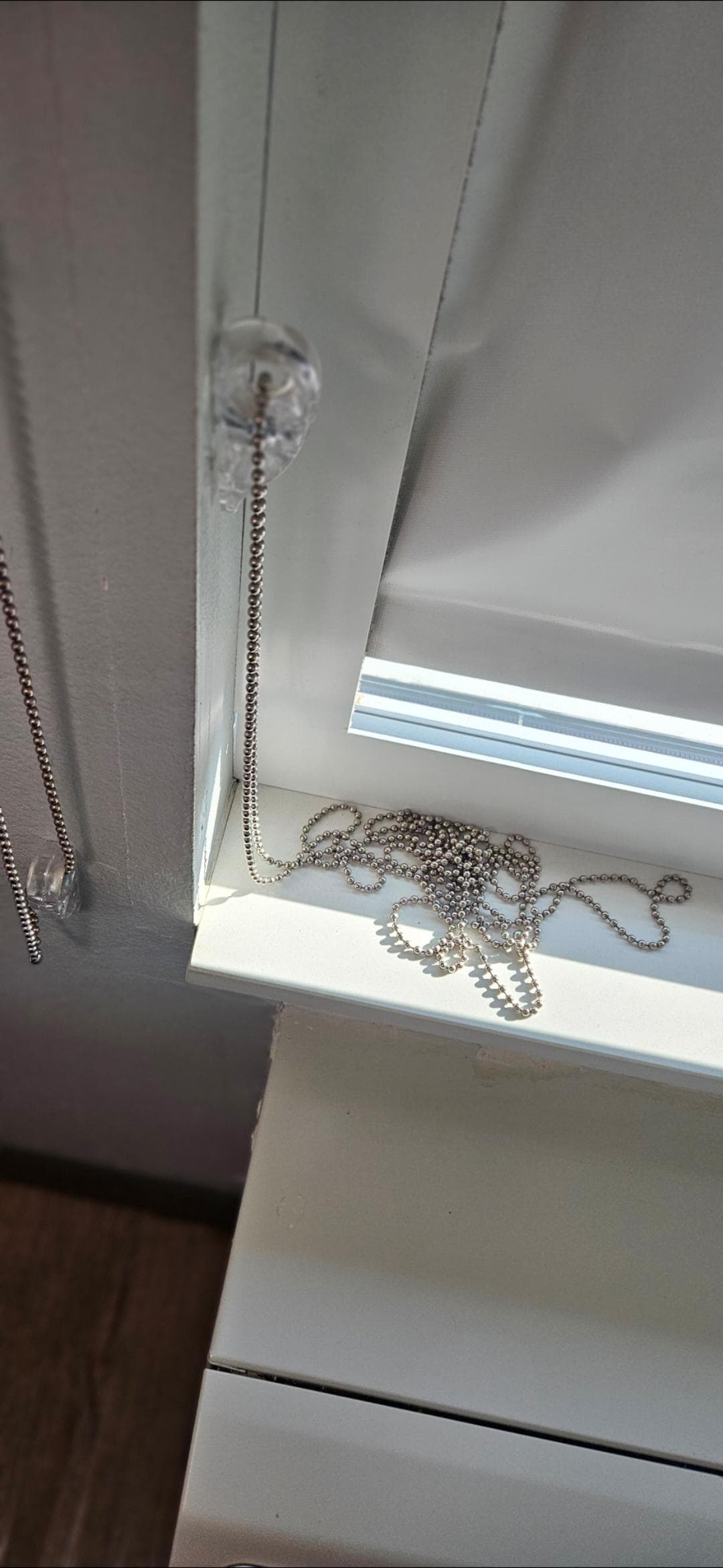 Broken windows shades just ignored. I imagine this is normal here. 