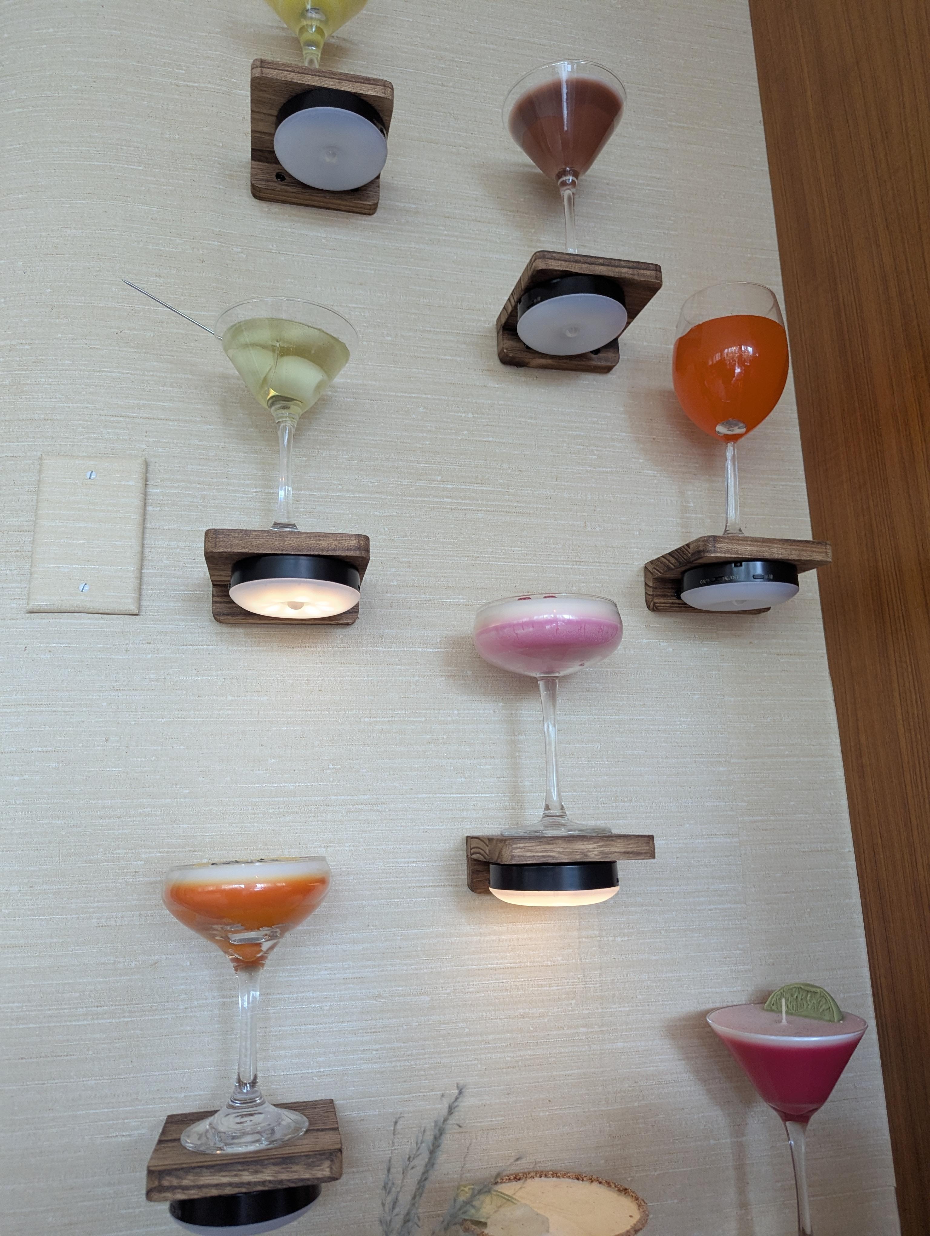 Colorful cocktails