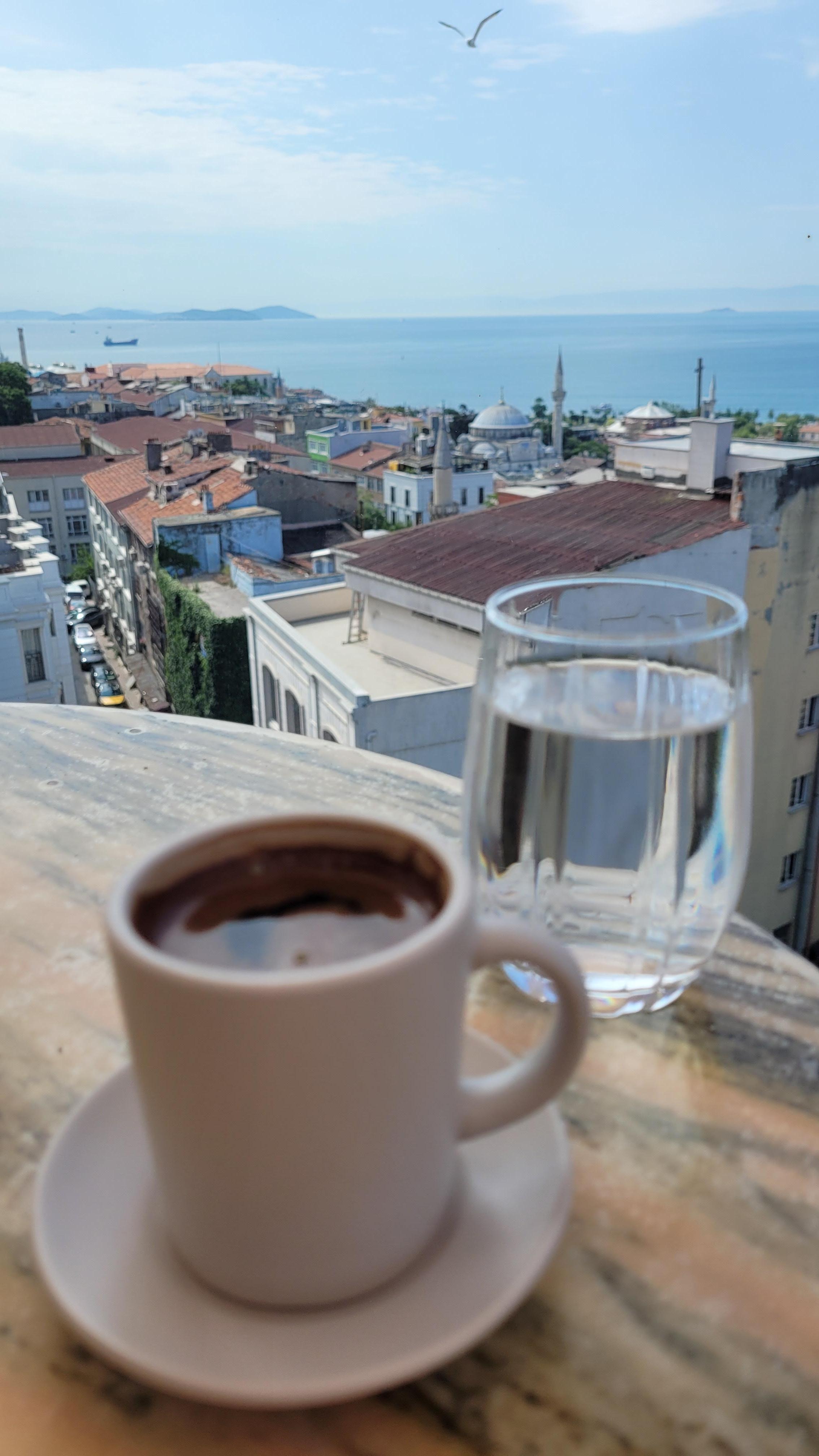 View at terrace after breakfast