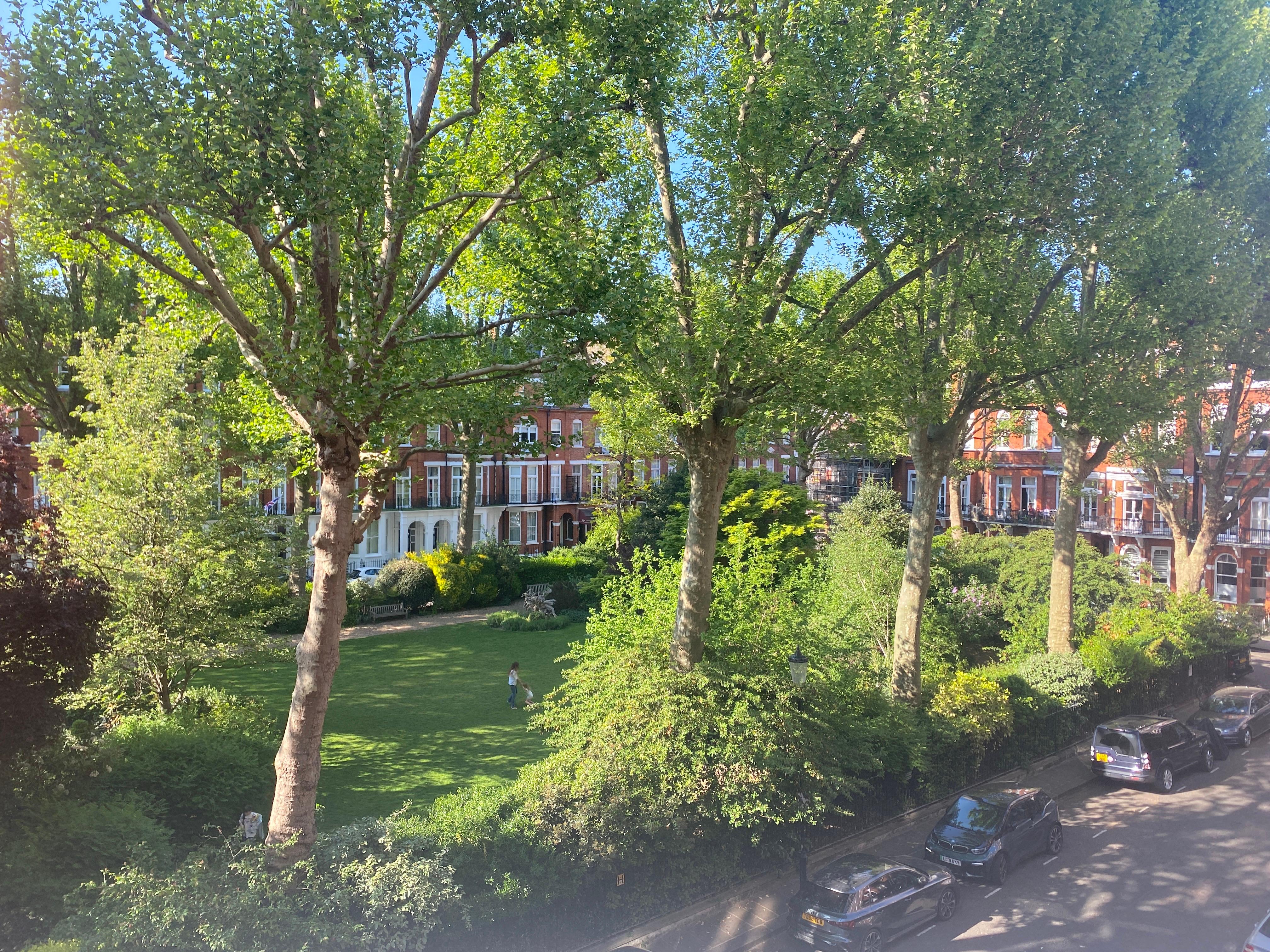 The view from our balcony. 